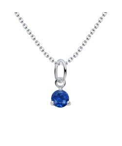 September Birthstone Silver Necklace SPE-5718